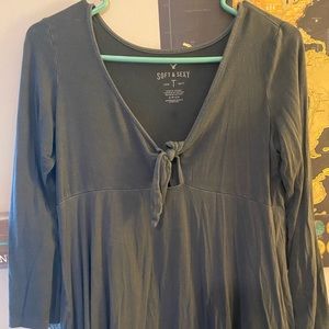 Quarter Sleeve Soft & Sexy AEO Top🤍